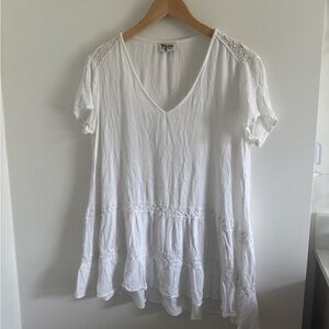 Show Me Your MuMu White V-Neck Blouse